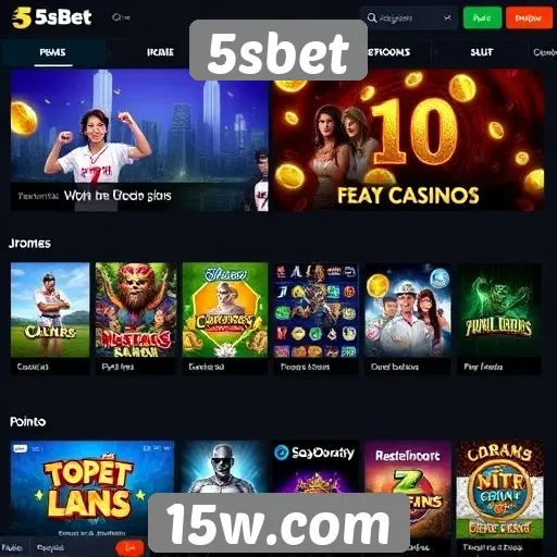 Análise das opções de jogos disponíveis no 5sbet